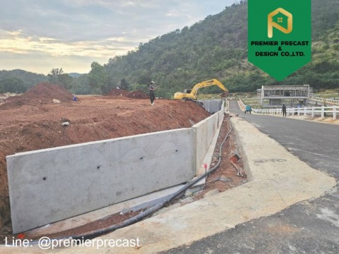 ผลิต ติดตั้งกำแพงกันดิน